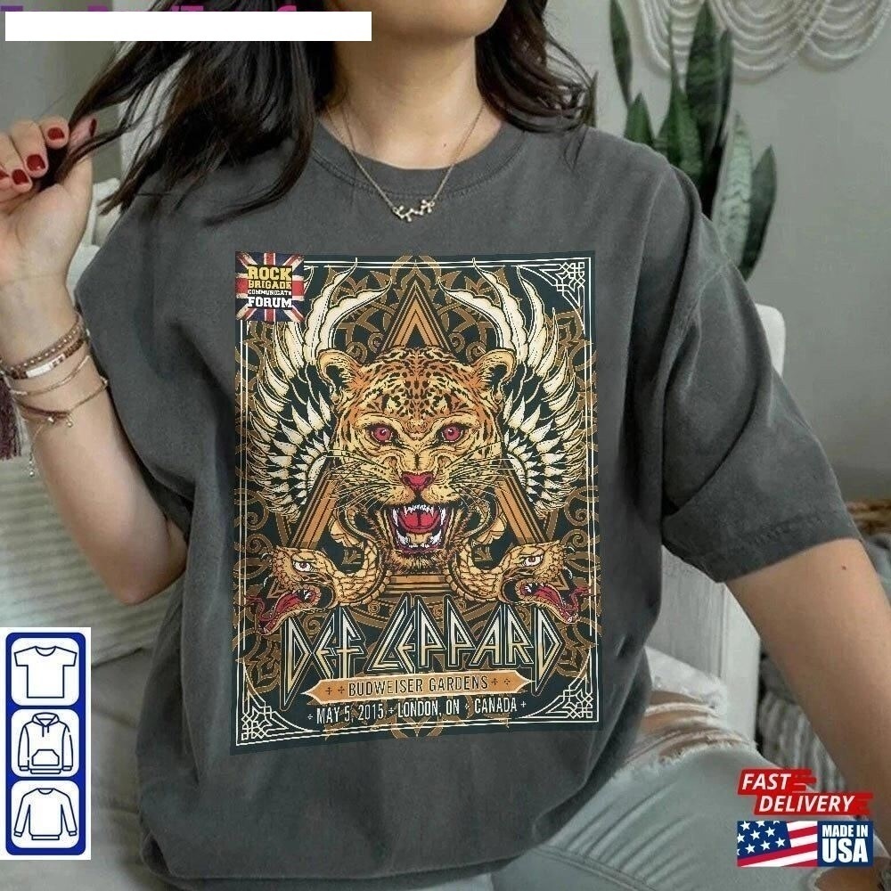 Def Leppard Music Band Tshirt Trending Tee Gift For Fan